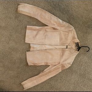 Gucci suede leather jacket